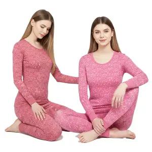 BYC 순면 나염 여성 할머니내복 상하세트 소매 시보리