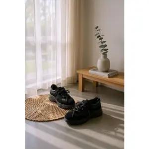 [갤러리아] 고세 데일리 여성 벨크로 리본 트래킹 스니커즈 GZP5F103 블랙 5cm