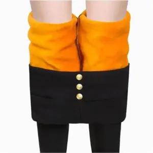 융 데일리 겨울바지 방한 융털안감 기모레깅스 여성 보온