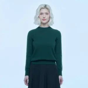 [UNIT](센텀시티점)캐시미어 베이직 크루넥 풀오버 (ZFKKCN101C-GREEN)
