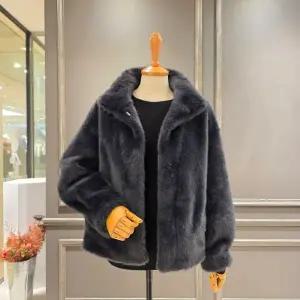 [대구백화점] [아니베에프]페이크 퍼 하이넥 자켓(A5AWJK440)