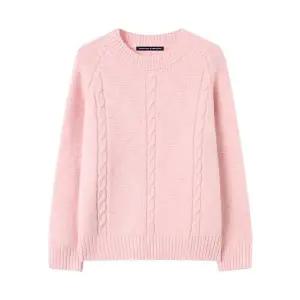 [미니멈][미니멈 에브리데이]꽈배기 다이아 믹스 라운드 니트 (EB4KT034D)