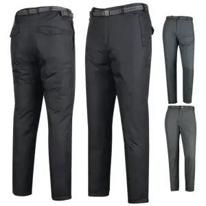 남자 아웃도어 구스다운 믹스 패딩 팬츠 육십대 레슨 스포츠의류 중년