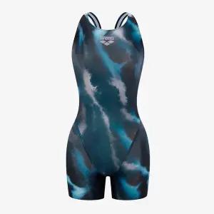 [아레나](대구신세계)여성 선수 잉카 3부 반신 레이서 크로스백 실내수영복(A6SL1CE01)BLK(브라캡별도)