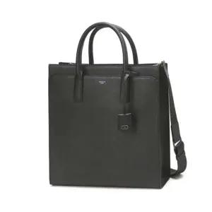[헤지스](센텀시티점)블랙 단색 소가죽 토트백 HJBA5F626BK
