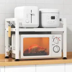 글라움베어 길이조절 2단 전자레인지선반 렌지대