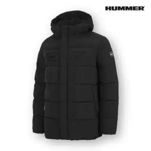 험머 남성 H3 레플리카 퀼팅 패딩 블랙