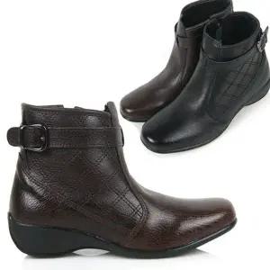 여성 방한 워커 털부츠 소가죽 빈티지 WFGS20V