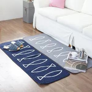 물고기 패턴 주방매트 1P 부엌 싱크대 발매트 발깔개 순면주방매트