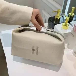 여자 화장품 캔버스 트렌드 파우치 1P 데일리 휴대용