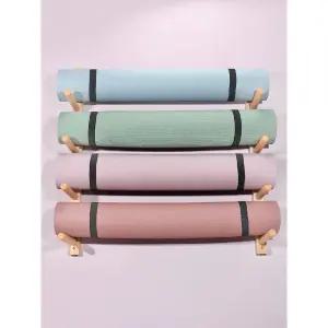 요가매트보관함 폼롤러 벽걸이 꽂이 정리 진열대 선반 2층