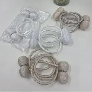 UC-0221 커튼끈 볼 마그네틱 타이백 강력자석 세트