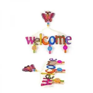 ksr 만들기놀이 웰컴사진집게만들기 학교 유치원 어린이집준비물 (WFJ7QK2)