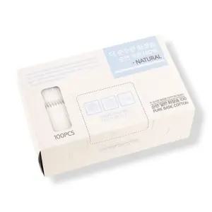 부드러운 100매 순면 천연 코튼 화장솜 국산 닦토 가 순면화장솜 국내생산