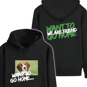 키밍 강아지 집순이 후드티 여자 남자 우정룩 커플룩 W4DED03