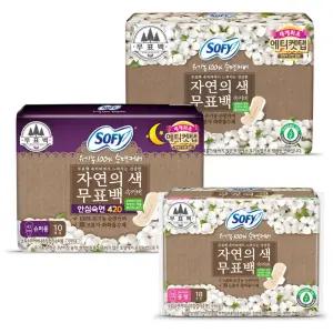 쏘피 바디피트 유기농 무표백 생리대 중형 대형 슈퍼롱 택1 160681