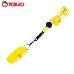 스포츠호각 줄포함 마이크로 호루라기 옐로우 폭스 (WFJ7T7X)