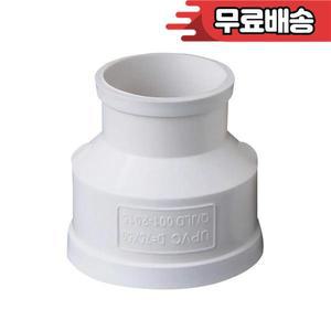흰색 PVC 감소 직선 커넥터 드레인 파이프 피팅 내경 50 110 200 315 400mm 개