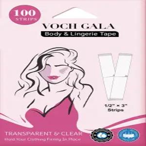 의류 및 패션용 VOCH GALA 양면 테이프 - 무철 원단 프리컷 바디 피부 원단에 부드럽게 사용 (길이 3.0 )