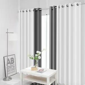 암막커튼 긴창 포인트커튼 아일렛/창문 베란다 커튼 커튼 암막커튼