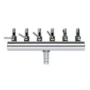 브로와 6구 에어 분배기 분지 에어 조절기 분배기 브로와 에어분배기