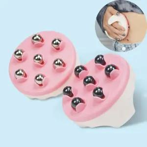 360도 회전 자석 셀프 마사지볼 림프 룰러 지압볼 롤링마사지볼 마사지장갑