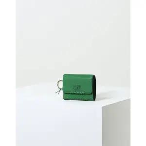 국내 매장판 닥스 vk 지갑 선물포장/쇼핑백동봉 HOUSE CHECK 그린 패턴배색 소가죽 반지갑 DCWA4F161 여성