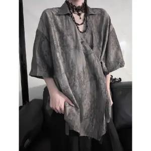 록쉬블몰 남성 솔리드 셔츠 도포 카디건 봄가을 편안캐주얼 HO3