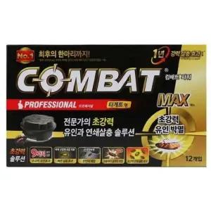 컴배트 타겟트 바퀴용 12개입 컴배트바퀴벌레 바퀴벌레약 에프킬라 개미