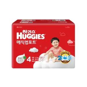 [하기스][하기스] 하기스 New 매직컴포트 밴드형 기저귀 4단계 남여공용 대형 60P (42929291)