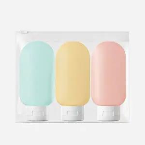 고품질 파스텔 휴대용 여행용 용기 튜브형 3P 세트 소분용기 (WFK9FHV)