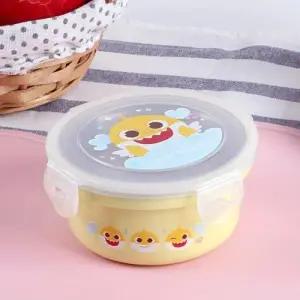 핑크퐁 아기상어 스텐 멀티저장용기-옐로우 WA401AD