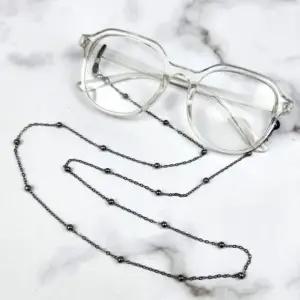 체인 안경 스트랩 목줄 블랙 패션 안경줄 (WFK93FP)