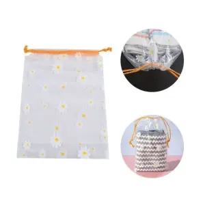 고품질 여행용파우치 플라워 투명 파우치 복조리형 18x25 (WFK9H7K)