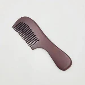 복숭아 나무 손잡이 우드 헤어브러시 진한 밤색 (WFK93NW)