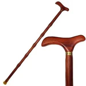 노인용지팡이 홍화리목 원목 고급 지팡이 (WFKA03Y)