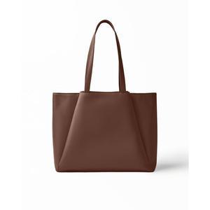 여성용 워크 토트백 15.6인치 - 지퍼 수납 공간이 있는 노트북 대형 PU 가죽 오피스 지갑 컴퓨터 서류 가방