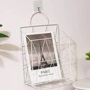 철제 매거진 랙 간이 책꽂이 잡지 보관함 철제잡지 WFIKWQ2