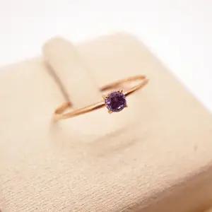 14k 퍼플큐 큐빅 반지 OPDLR1293