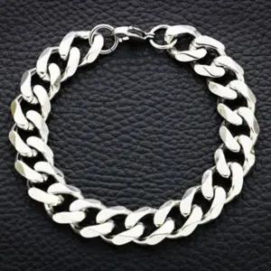 써지컬 스틸 데일리 공용 남녀 클래식 각체인 팔찌(8m XKe8+4HQx