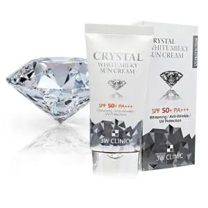 PA+++ 화이트 화이트썬크림 밀키 크리스탈 썬크림 선블록 3W