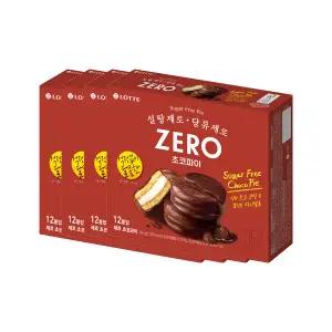 롯데웰푸드 ZERO 초코파이, 336g, 4개