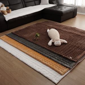 5mm 밍크 극세사 침대패드 겸 카페트 S/Q / K