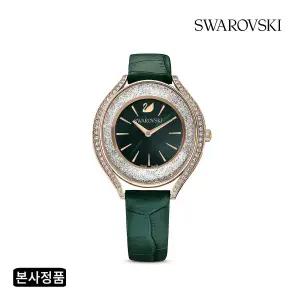 [롯데백화점]스와로브스키 [본사정품] Crystalline Aura 그린 로즈골드 시계 5644078