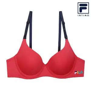 [하프클럽/휠라 언더웨어]레인보우 여성 브라 오렌지레드