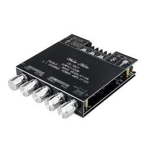 Hi-Fi 블루투스V5.0 2.1채널 오디오 앰프 우퍼 2.1CH 사운드 100W 서브 Bluetooth 무선 엠프 스마트폰 PC