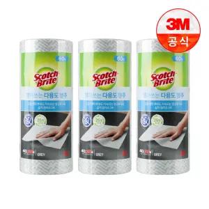 [3M]빨아쓰는 다용도 행주 40+20매 3개