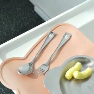 [텐바이텐]베어 입체 스텐 스푼포크 세트