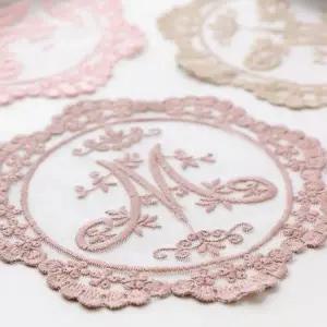 [텐바이텐]4P세트 자수 레이스 식탁매트 테이블웨어 소품 데코 받침