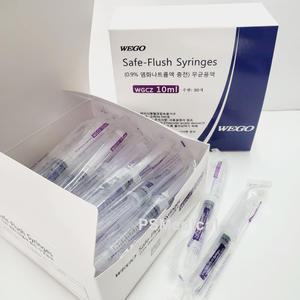 위고 식염수 주사기 10ml 멸균생리식염수 포쉬 플러시 세척용주사기